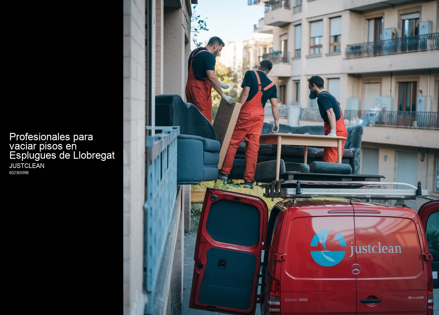 Profesionales para vaciar pisos en Esplugues de Llobregat