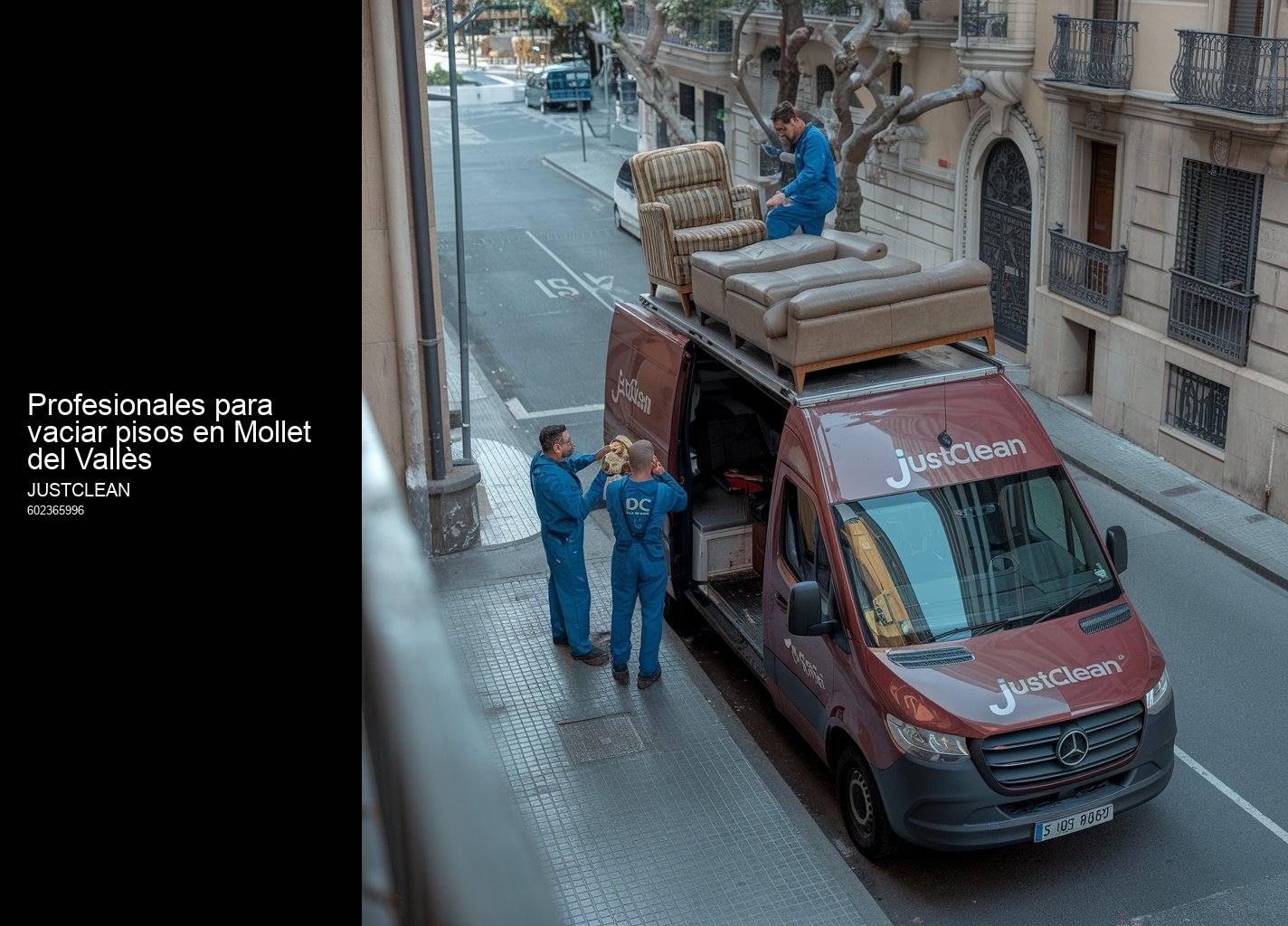 Cómo contactar con JustClean para vender tus muebles usados en Mollet del Vallès